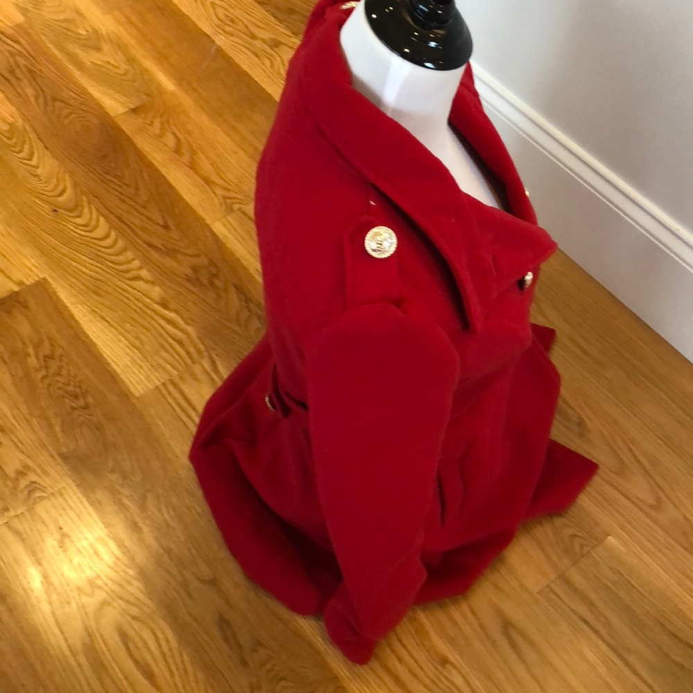 Red peacoat - Picture 3 of 4